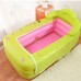 Bathtubs Freestanding Double Inflatable Thick Household Couples Adult Folding Tub Large Plastic (Color : Green) - B07H7JNTR6